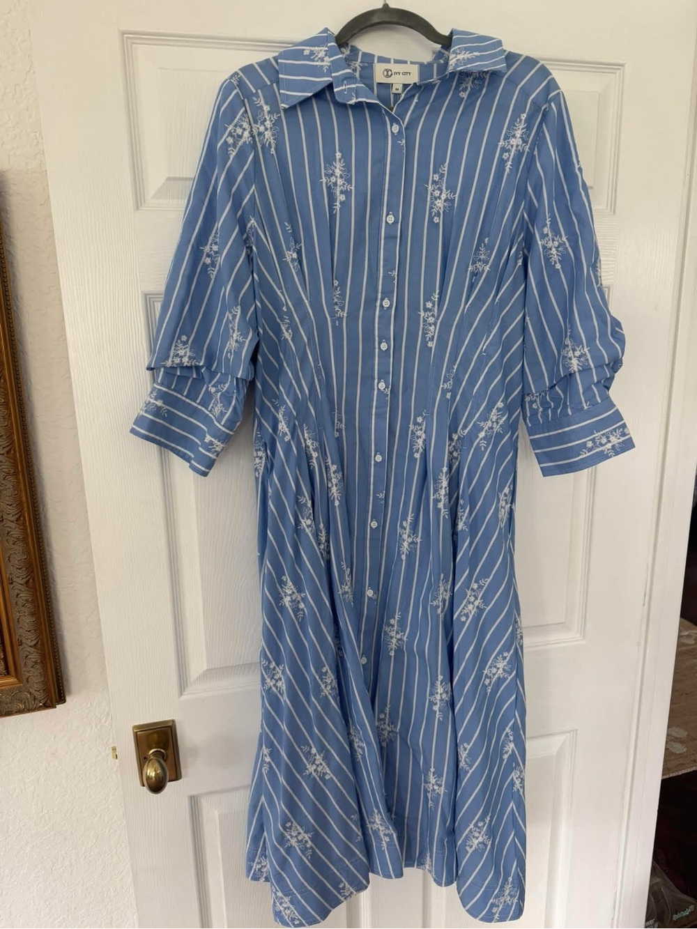 Ivy city size 14 NWT Cameron Dress light blue